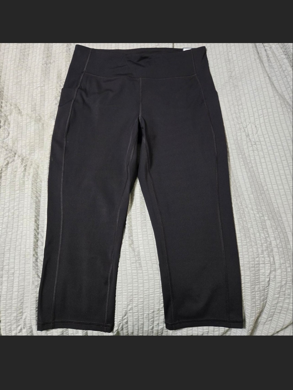 tek gear Black Capri High-Rise Active Pants